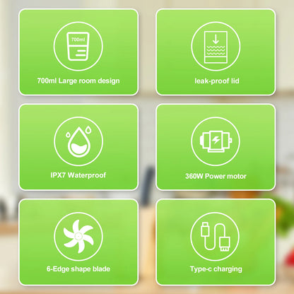 FreshMix Pro Portable Juicer 700ML