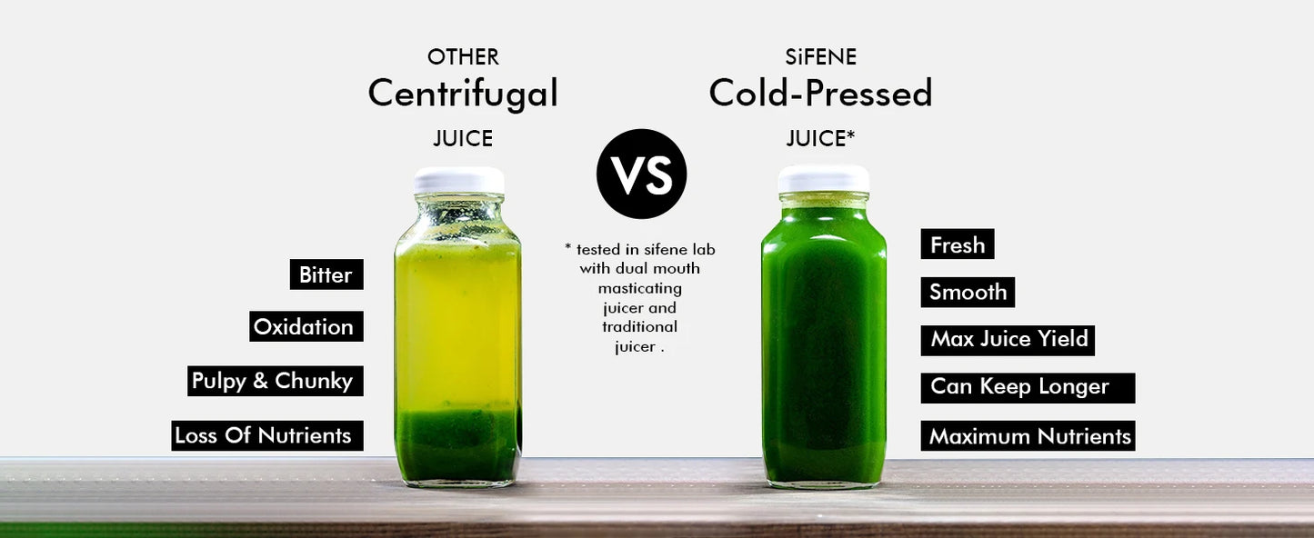 SiFENE High-Yield Cold Press Juicer